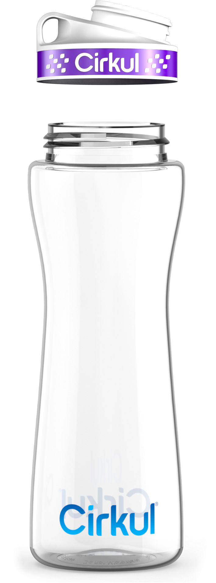 Custom 22oz. Plastic Bottle & Comfort Grip Lid - IPY9