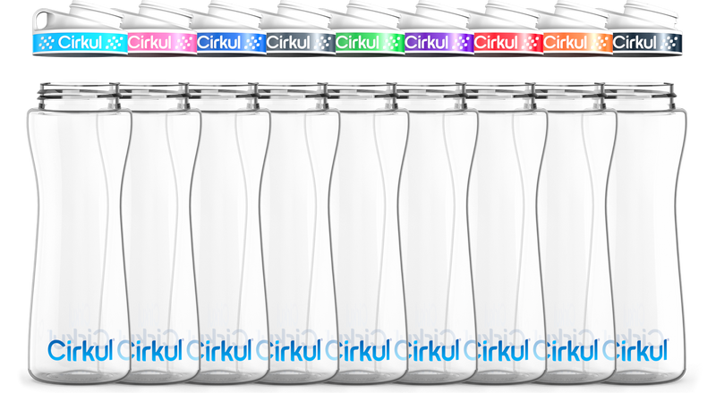 Custom 22oz. Plastic Bottle & Comfort Grip Lid - IPY9