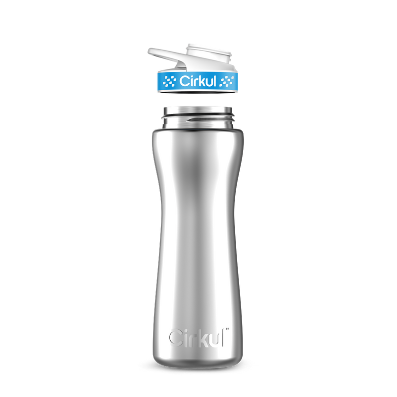 22oz. Stainless Steel Bottle & Comfort Grip Lid - 7LEP