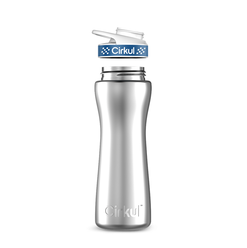 22oz. Stainless Steel Bottle & Comfort Grip Lid - 7LEP
