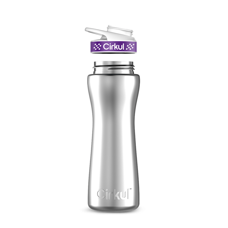 22oz. Stainless Steel Bottle & Comfort Grip Lid - 7LEP