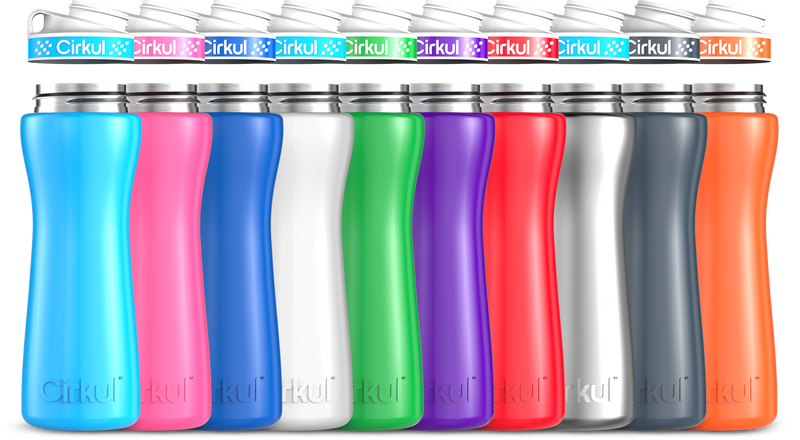 Custom 22oz. Stainless Steel Bottle & Comfort Grip Lid - XYLO