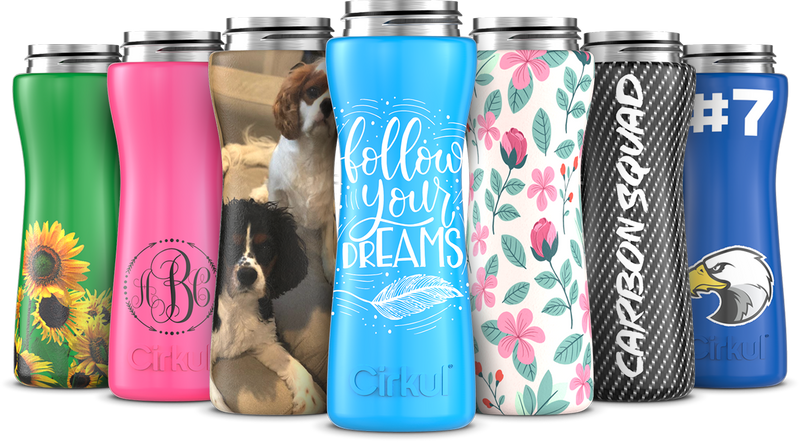 Custom 22oz. Stainless Steel Bottle & Comfort Grip Lid - XYLO
