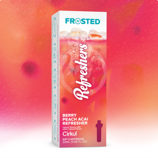 Frosted Berry Peach Acai Refresher - W9UQ
