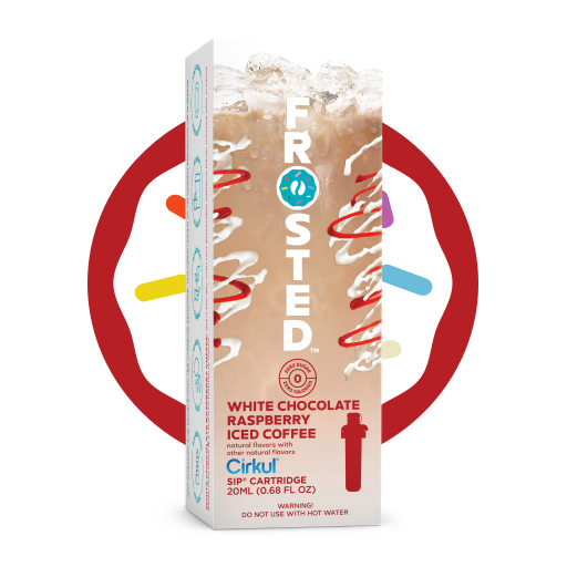 Frosted White Chocolate Raspberry Iced Coffee - SDBW